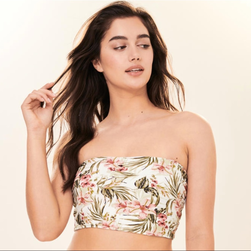 Abercrombie & Fitch Bandeau Reversible Bikini Top